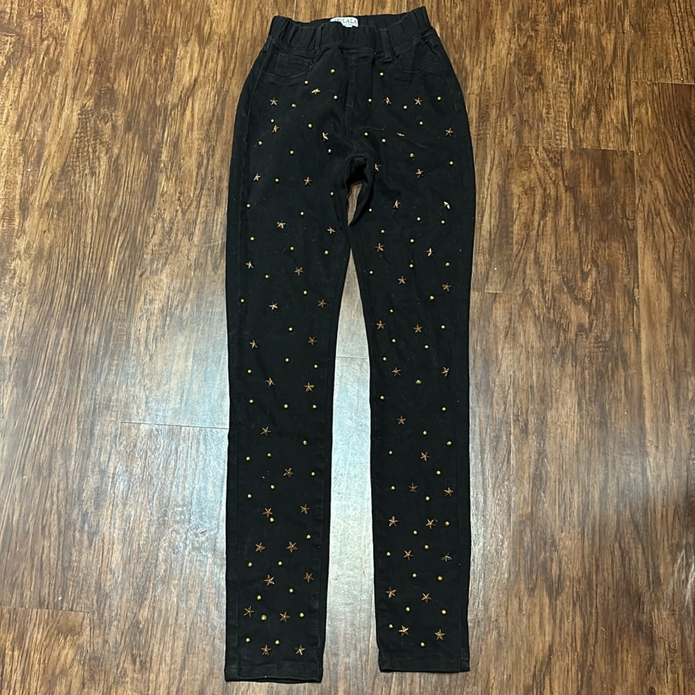 Vintage Star Embroidered Pants